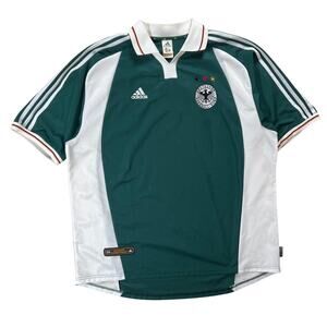 Adidas Germany Football 2000/2002 Vintage Jersey T Shirt Away Mens 2XL